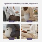 CabSupport Ergonomic Lumbar Support Seat Cushion M1 Plus - Posture Correction Spineseat for Office Chair, Car, Home with Breathable Memory Foam - Image 7