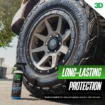 3D Magic Blue Tire Shine Spray - Water Resistant High Gloss Tire & Trim Dressing | Long Lasting Protection | No Sling, No Run Formula | Made in USA |16 oz - Image 4