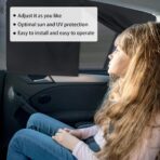 2PCS Car Side Window Shades, Magnetic Double Layer Car Sun Shade for Privacy Block Heat UV Full Shade & Half Shade Options, Vehicle Back Window Curtain for Baby & Kids - Image 6