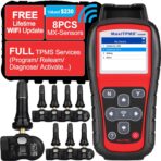 Autel MaxiTPMS TS508WF Kit TPMS Programming Tool, with 8pcs MX Sensors, 2026 Tire Sensor Programmer, TPMS Relearn/Reset, Activate/Read/Copy Sensors, Upgrade of TS508K/TS508/TS408/TS501/TS601
