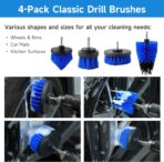 36Pcs Car Detailing Kit, Car Detailing Brush Set, Car Cleaning Kit, Auto Detailing Tools for Interior Exterior Wheels, Professional Car Wash Accessories with Windshield Cleaning Tool and Storage Box - Image 3