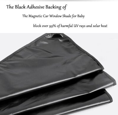 Magnetic Car Window Shade for Baby,Blackout Car Window Curtain,Car Shades for Side Windows,Sun Shade for Car Window baby,Cartoon Pattern Car Window Cover,UV Protection &Heat Blocking(Underwater World) - Image 6