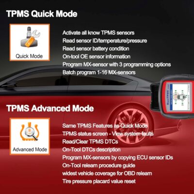 Autel MaxiTPMS TS508WF Kit TPMS Programming Tool, with 8pcs MX Sensors, 2026 Tire Sensor Programmer, TPMS Relearn/Reset, Activate/Read/Copy Sensors, Upgrade of TS508K/TS508/TS408/TS501/TS601 - Image 6