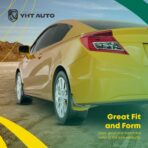 YHTAUTO Set of 4 Mud Flaps Splash Guards Accessories Replacement for Toyota Camry 2007 2008 2009 2010 2011 Sedan, Excluding SE Model, Front and Rear LH RH, Black - Image 7