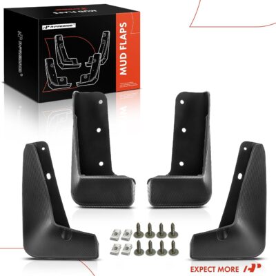 A-Premium Set of 4PCS Mud Flaps Splash Guards Mudguards Mudflaps with Hardware Accessories Compatible with BMW i3, 2014-2020, Hatchback Only, 4-Door, Front and Rear (Driver & Passenger Sides) - Image 8