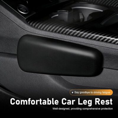 2 PCS Car Arm Rest Elbow Pads,Comfortable Car Arm Rest Cushion with Memory Foam Pad for Arm Support,Universal Car Door Armrest Pad, Universal for Most Cars, Trucks, SUVs (Black) - Image 6