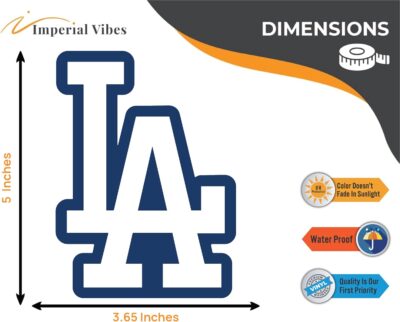 IMPERIAL VIBES – Los Angeles Sticker – Vinyl Decal for Car, Truck, and Van – Indoor and Outdoor IPad Decals - Removable Laptop Sticker – Waterproof Decal for Window and Waterbottle– Pack of 2 Imp 55 - Image 6