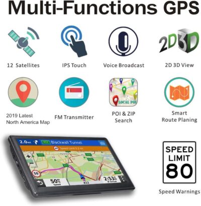 OHREX N700 GPS Navigator for Car Truck RV, Truck GPS Commercial Drivers,Large 7”Trucker GPS,Latest 2026 Map with Free Lifetime Updates,Custom Routing,Driver Alerts - Image 5