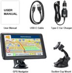 GPS Navigator for Truck Car, 7'' GPS Commercial Drivers 2026 Trucker GPS for Semi Truck (Latest 2026 Maps Free Lifetime Updates) with GPS Navigation Systems, Voice Assist, Speed Limit Warnings - Image 7