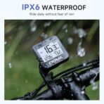 CYCPLUS GPS Bike Computer, Wireless Cycling Computer with Automatic Backlight, Bicycle Speedometer Odometer with Waterproof and Lager Battery, Provide Professional Data Analysis - Image 7