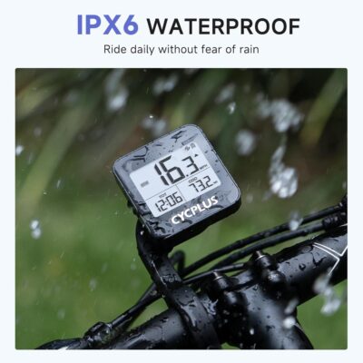 CYCPLUS GPS Bike Computer, Wireless Cycling Computer with Automatic Backlight, Bicycle Speedometer Odometer with Waterproof and Lager Battery, Provide Professional Data Analysis - Image 7