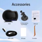 OBD2 GPS Dual System Car HUD Display - Digital Speedometer with Water Temp Voltage RPM - Universal Heads Up Display for Most Vehicles - Image 6