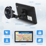 GPS Navigator for Car Truck RV, 7" Touchscreen GPS Navigation System, 2026 Map with Voice Guidance, Speed Alert, Red Light Warning, Custom Truck Routing, Free Lifetime Updates (Blue) - Image 4