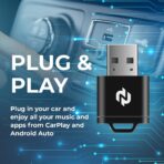 N Wireless CarPlay Adapter for Factory Wired CarPlay Cars – Convert Wired Apple CarPlay to Wireless, 5GHz Fast & Stable Connection, Plug & Play USB Dongle, Auto-Reconnect, Smooth Audio & Navigation - Image 4