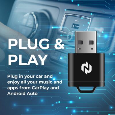 N Wireless CarPlay Adapter for Factory Wired CarPlay Cars – Convert Wired Apple CarPlay to Wireless, 5GHz Fast & Stable Connection, Plug & Play USB Dongle, Auto-Reconnect, Smooth Audio & Navigation - Image 4