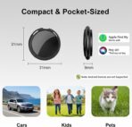 No Subscription GPS Tracker for Vehicles Work with Find My(iOS Only) Real Time Mini Tracker Tags Global Coverage Hidden Car Location Tracking Tags Device with Magnetic Case No Monthly Fee Required - Image 3
