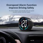 GPS Speedometer,Speedometer for Car,Heads Up Display for Cars H2,Universal HUD Speedometer with USB Connection,Plug and Play,Displays MPH,Compass,Over Speed Alert,for All Vehicles - Image 2