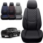 BABYBLU Chevy Silverado Seat Covers Full Set,Truck Seat Covers for Silverado GMC Sierra,Custom Fit 2007-2023 2024 2025 2026 1500/2500HD/3500HD (Black, Full Set) - Image 7