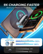 MRGLAS 90W Fast iPhone 17/16 Car Charger, USB C Car Charger with Type C Cable, PD45W & QC45W, Flush Fit, All Metal, Cigarette Lighter RV Power Adapter for iPhone 17 16 Samsung S26 S25 Ultra Pixel 10 - Image 4