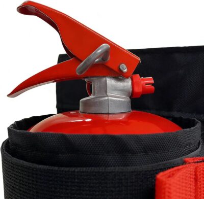 Oxford Fabric Car Fire Extinguisher Organizer,Trunk Securing Hook and Loop Fastener,car Fire Extinguisher Holder,for Trunk Interior Vehicle Safety Automotive SUV - Image 9