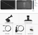 CarPlay Screen for Car, 9'' Wireless CarPlay & Android Auto - Smart Portable Touchscreen with Bluetooth/FM, Mirror Link, Voice Control, GPS Navigation, Hands-Free Calling, Plug & Play Car Play Screen - Image 7