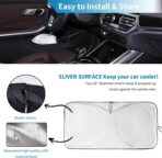 for Ford Transit 2015-2023 2024 2025 2026 Car Windshield Sunshade Sun Shield Custom Fit Transit Wagon XL Cargo,Wagon XLT,Connect Van XL,Front Window Shades Cover Sun Visor Protector Car Accessories - Image 4