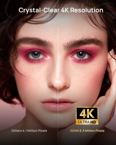 XGIMI Horizon Pro 4K Projector, 1500 ISO Lumens, Android TV 10.0 Movie Projector with Integrated Harman Kardon Speakers, Auto Keystone Screen Adaption Home Theater Projector - Image 2