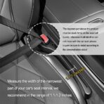 2PCS Car Seat Gap Filler Organizer with Phone Holder,[Upgrade Version] Car Seat Gap Organizer for Prevent Falling,Essential Car Accessories Car Side Seat Gap Filler (Black) - Image 6