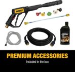 DeWalt 3300 PSI Gas Pressure Washer, 5 Nozzles, Spray Gun, Wand, 25-ft. Hose, DXPW3300-S, 49-State - Image 4