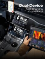 LISEN 90W USB C Car Charger Fast Charging for iPhone 17 Car Charger USB C Fast Charge, Type C Car Charger for iPhone 17 Pro Max 16 15 14 13 12 11, for Samsung Galaxy S26 S25 S24 [Lighning&USB-C] - Image 5