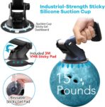 APPS2Car 3-in-1 Car Phone Mount Magnetic Dashboard Windshield Air Vent Mount Phone Holder for Car Universal Car Phone Holder with Powerful Suction Cup Built-in Strong 6 Magnets for All CellPhones - Image 2