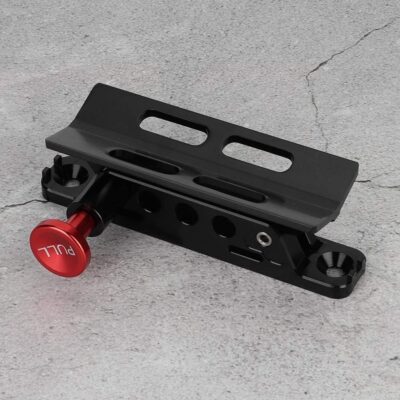 Car Fire Extinguisher Mount Universal Aluminum Alloy Adjustable Bracket Black - Image 3