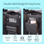 Car Back Seat Organizer with Double-Sided Storage & Tissue Holder - Universal Fit for Sedans, SUVs & Trucks - Durable Car Storage Pocket for Phones, Water Bottles & Essentials - Image 2