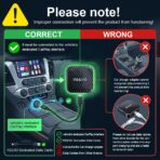 Wireless CarPlayBox with Netflix/YouTube/TF Card Slot Convert Wired CarPlay to Wireless Adapter for 2017 and Above Original Wired CarPlay Car - Image 2