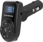 Scosche BTFM3 BTFREQ Universal Bluetooth Hands-Free Car Kit with Digital FM Transmitter and 10-Watt USB Car Charger - Black XL