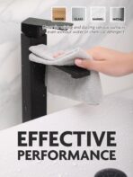 Fantasticlean Microfiber Cleaning Cloth Roll -60 Pack, Tear Away Microfiber Towels, 12" x 12", Reusable, Washable, Scratch Free, Ultra Absorbent for All-Around Cleaning Supplies (Grey & DimGrey) - Image 4