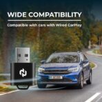 N Wireless CarPlay Adapter for Factory Wired CarPlay Cars – Convert Wired Apple CarPlay to Wireless, 5GHz Fast & Stable Connection, Plug & Play USB Dongle, Auto-Reconnect, Smooth Audio & Navigation - Image 6
