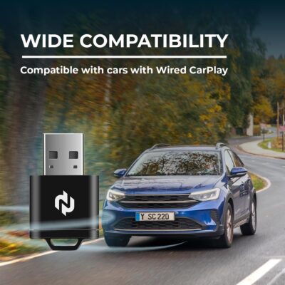 N Wireless CarPlay Adapter for Factory Wired CarPlay Cars – Convert Wired Apple CarPlay to Wireless, 5GHz Fast & Stable Connection, Plug & Play USB Dongle, Auto-Reconnect, Smooth Audio & Navigation - Image 6