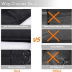 Car Seat Protector,Auto Car Seat Protectors Baby Carseat Waterproof & Durable 600D Fabric for Child Baby Car Seat Mat Vehicle Pet Cover 2 Storage Pockets (2 Pack) - Image 7