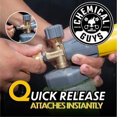 Chemical Guys Big Mouth Max Release Foam Cannon - Foam Cannon for Pressure Washer for Car Wash, Home Cleaning, and Boat Wash with 34 oz Bottle - Image 8