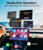 2026 Wireless CarPlay Adapter for iPhone - No Audio Lag, 5s Auto-Connect- Convert Factory Wired to Wireless CarPlay - Bluetooth 5.3 & 5GHz Wi-Fi - Plug & Play (Includes USB A/C) - Image 2
