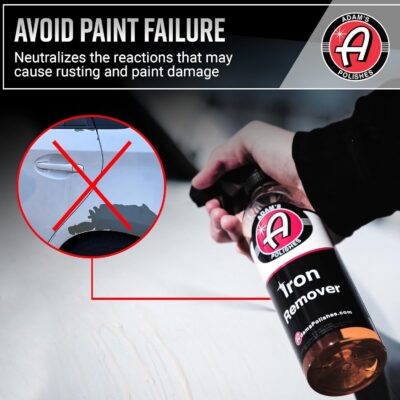 Adam's Iron Remover (16oz) - Iron Out Fallout & Stop Rust Remover Spray for Car Detailing Removes Iron Particles in Auto Paint, Wheels, Motorcycle, RV & Boat - Use Before Clay Bar, Wax or Car Wash - Image 5