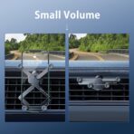 OATSBASF Car Vent Phone Mount [Full Metal Body] Foldable Car Air Vent Phone Holder, Compatible with iPhone 17 16 Pro Max 15 14 / Samsung S25 Ultra 24 / All Phone Models - Image 4