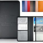 Black Car Registration and Insurance Holder with Magnetic Closure for Glove Box Organizers Car Document Holder Car Document Organizer Car Glove Box Organizer