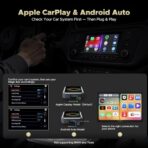TOGUARDGO 3-in-1 Wireless Carplay Adapter Magic AI Box with Net-Flix YouTube TikTok Upgrade Wired Car Play to Wireless Support USB Drive for iPhone 10+ and Android 13+ - Image 4