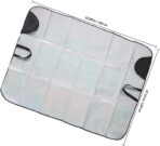 BETOOKY Magnetic Thickened Windshield Sunshade for Cars and Suvs, 160x120cm Front Window Sun Shield, Heat and UV Protection Automotive Interior Sunshade for Daytime Use - Image 2