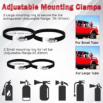 Quick Release Fire Extinguisher Mount Bracket for Jeep Wrangler TJ JK JL JKU Polaris RZR Ranger Cam-Am X3 Universal- Aluminum Adjustable Roll Bar Fire Extinguisher Bracket - Image 3