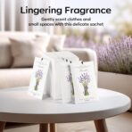 MYARO 12 Pack Lavender Scented Sachets | Odor Eliminator & Air Freshener for Drawer, Closet, Car, Shoes, Gym Bag, Suitcase | Home Fragrance Gift Set - Image 8