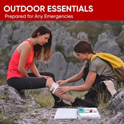 PTEROMY 100 Piece Mini First Aid Kit, Portable Small Emergency Kits Compact 1st Aid Kit for Car, Travel, Home, Camping, Outdoor, Hiking - Image 7