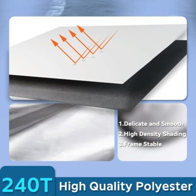 Windshield Sun Shade for Ford Edge 2007-2014, Car Front Window Sunshade with 240T Sun Visor Protector Blocks UV Rays Heat Sun Shield Accessories - Image 6